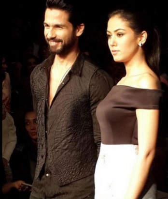 Shahid Kapoor and Mira Rajput