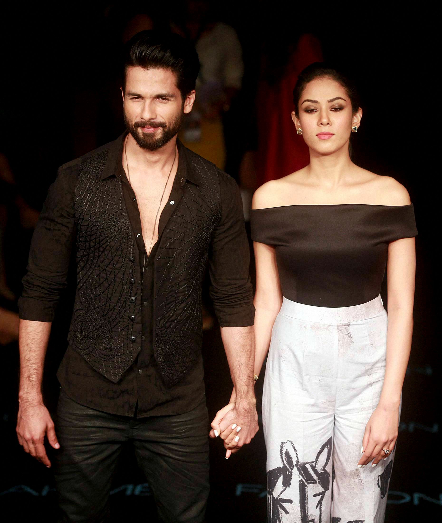Shahid Kapoor and Mira Rajput
