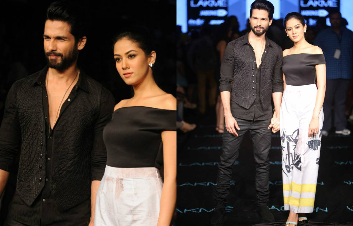 Shahid Kapoor and Mira Rajput