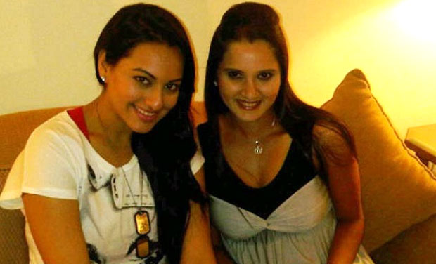 Sonakshi Sinha with Sania Mirza