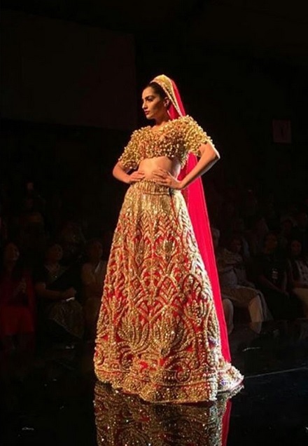 Sonam Kapoor bridal look