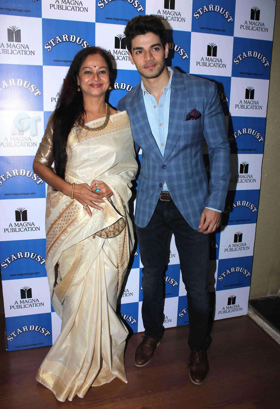 Sooraj Pancholi with mom Zarina Wahab