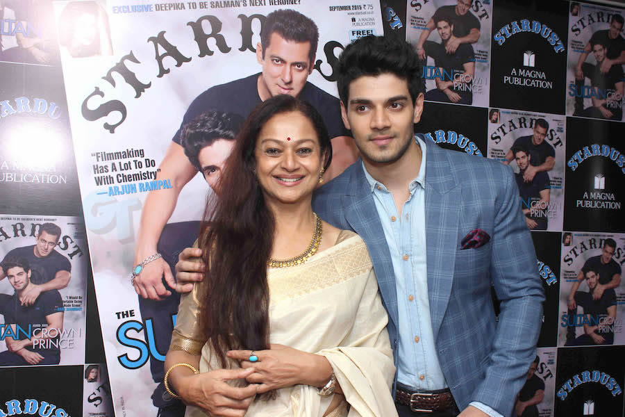 Sooraj Pancholi with mom Zarina Wahab