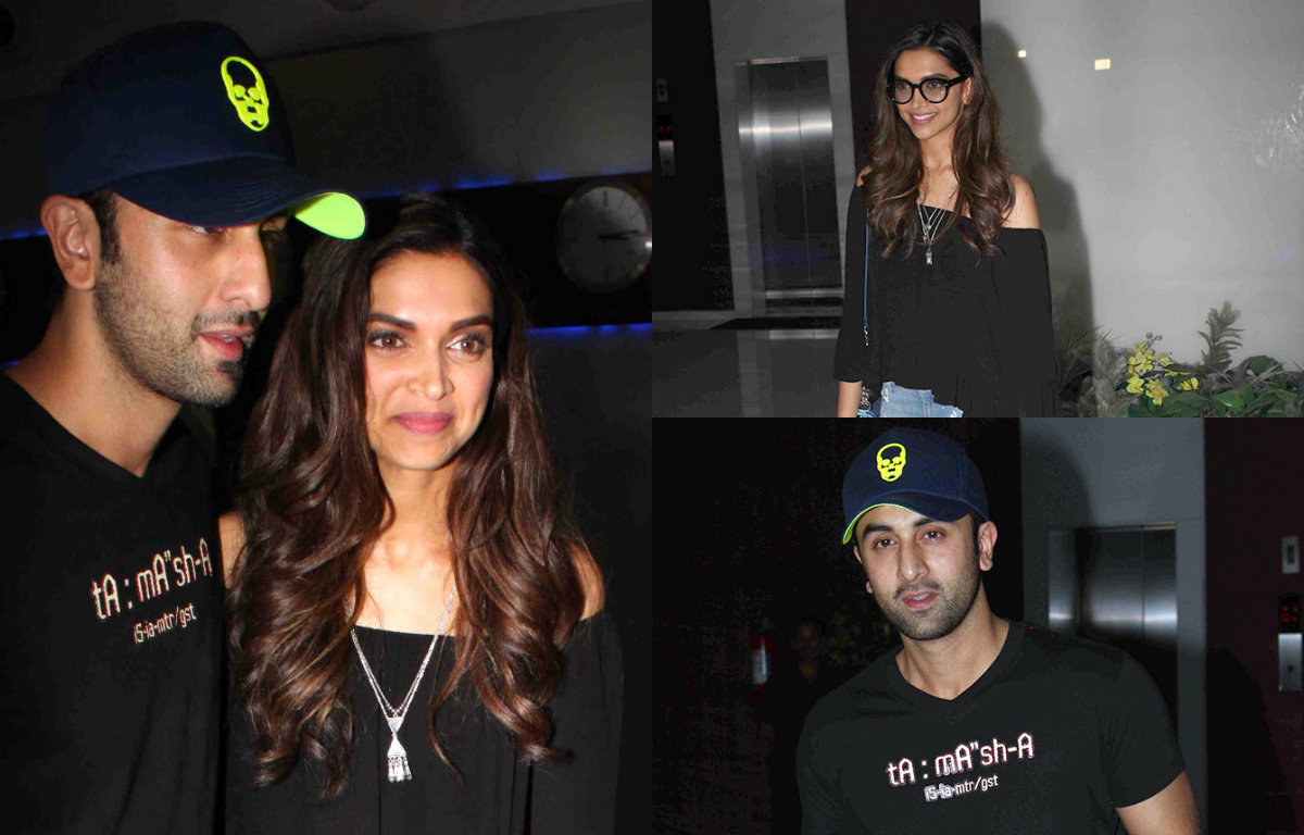 Ex-lovers Ranbir Kapoor and Deepika Padukone