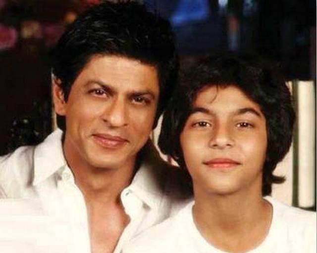 Aryan Khan with Father SRK