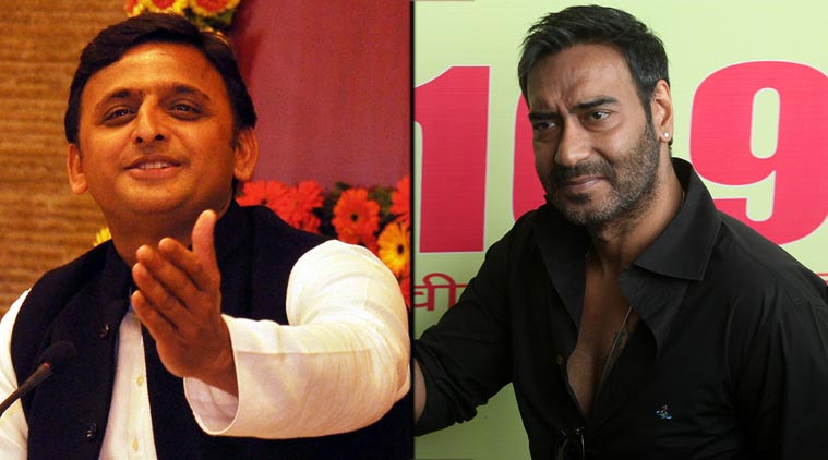Ajay Devgn Akhilesh Yadav