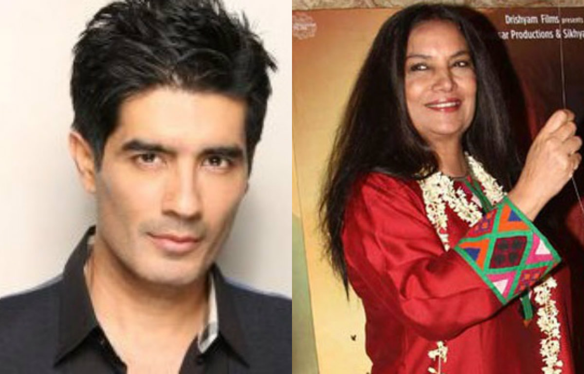 Manish Malhotra Shabana Azm