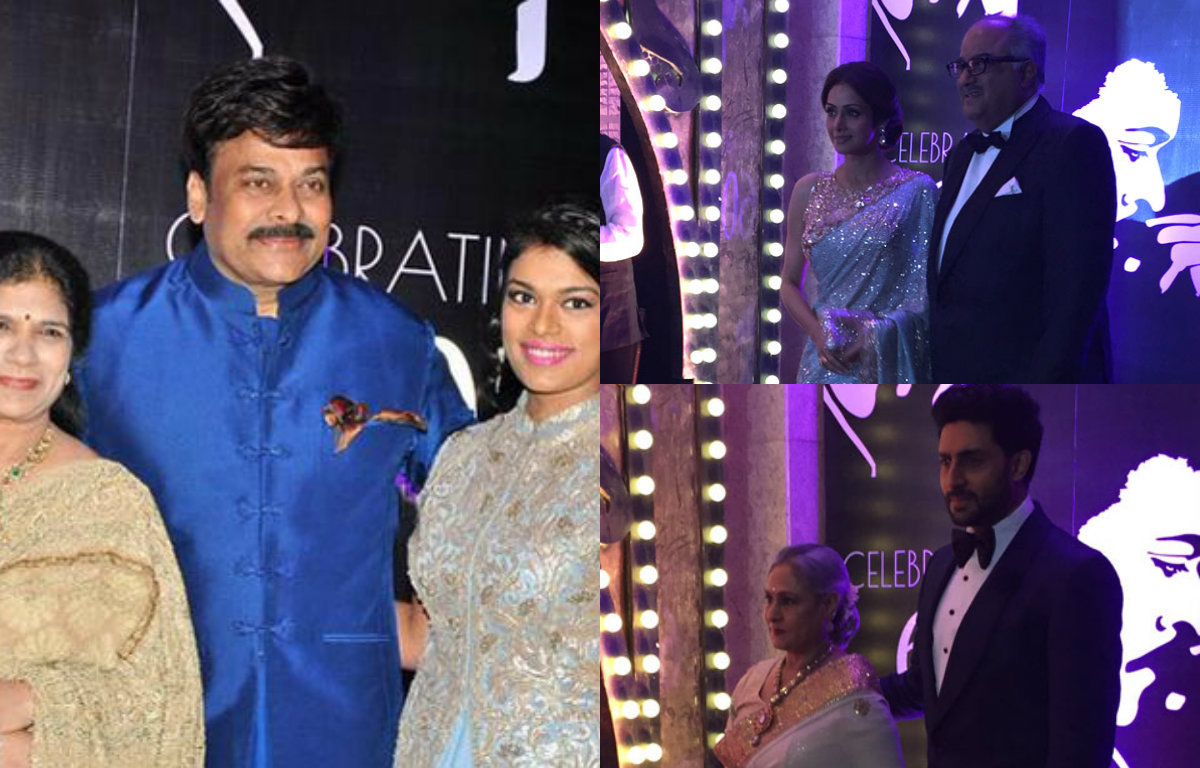 Sridevi, Salman Khan, Abhishek Bachchan at Chiranjeevi's 60th b'day bash