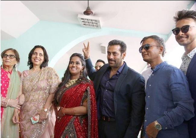 Salman Khan and Arpita Khan