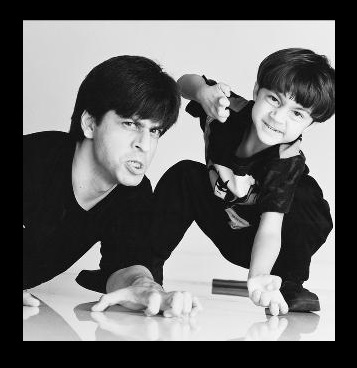 Aryan Khan with Father SRK