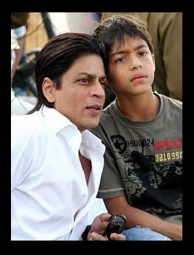 Aryan Khan with Father SRK
