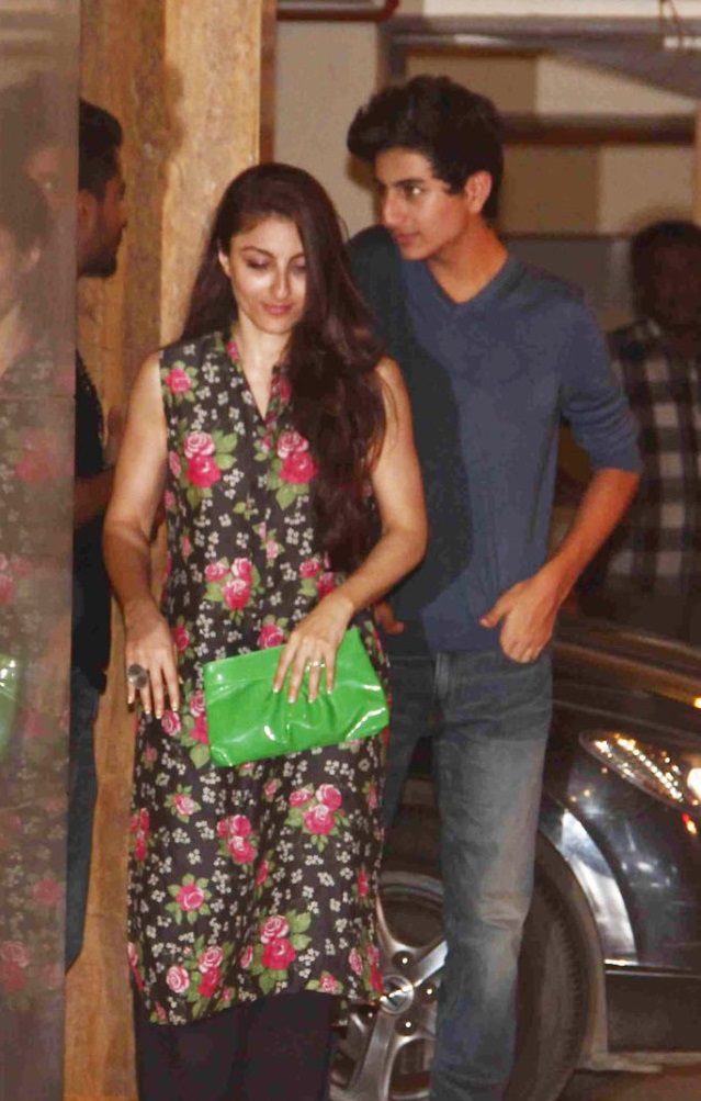 Bollywood celebrities at Saif Ali Khan's birthday bash