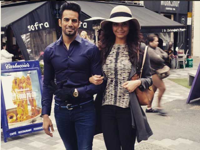 Adorable pictures of Upen Patel and Karishma Tanna.