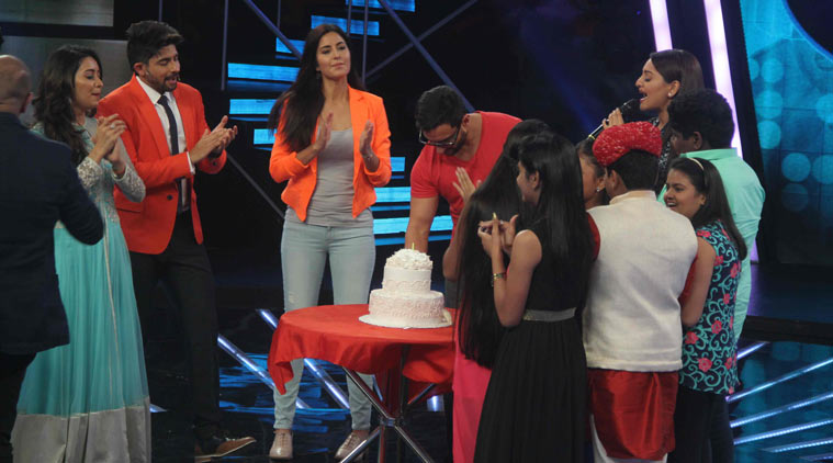 Katrina Kaif Saif Ali Khan on Indian Idol Junior