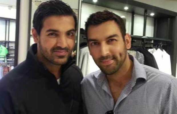 John Abraham with his look alike