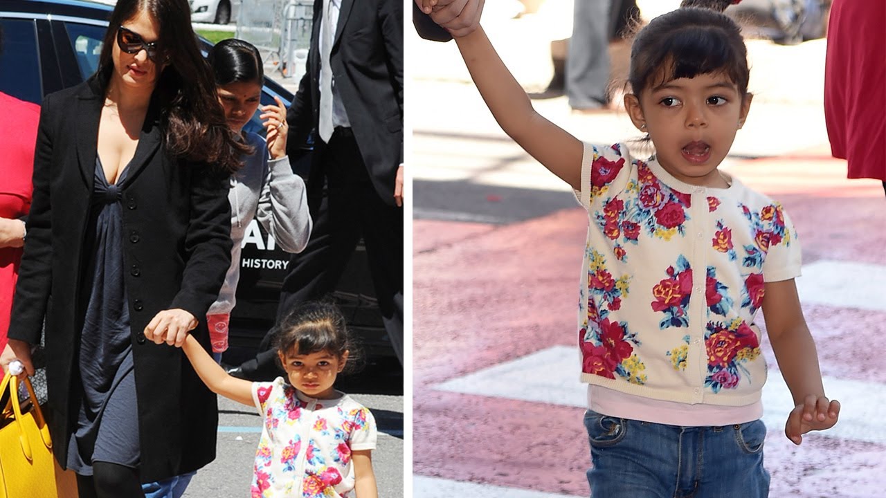 Aishwarya Rai with her darling daughter Aaradhya Bachchan.