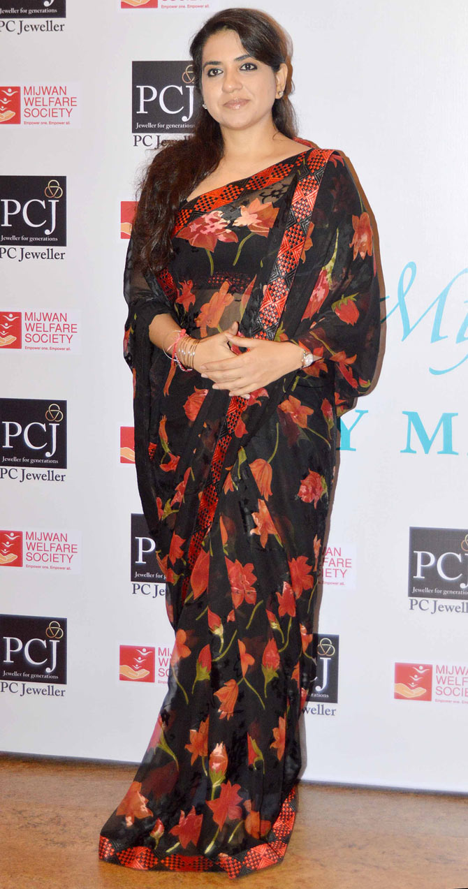 Shaina NC at the charity event.