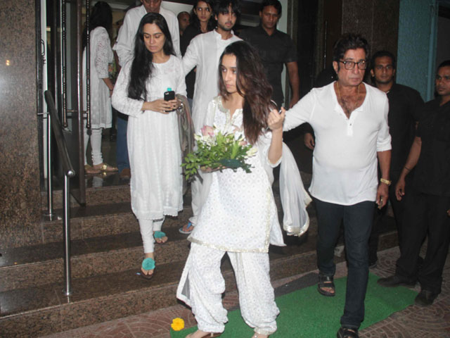 Shraddha Kapoor at her grandparents prayer meet