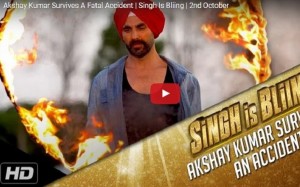 Akshay Kumar survives a freak accident  on 'Singh Is Bliing' sets