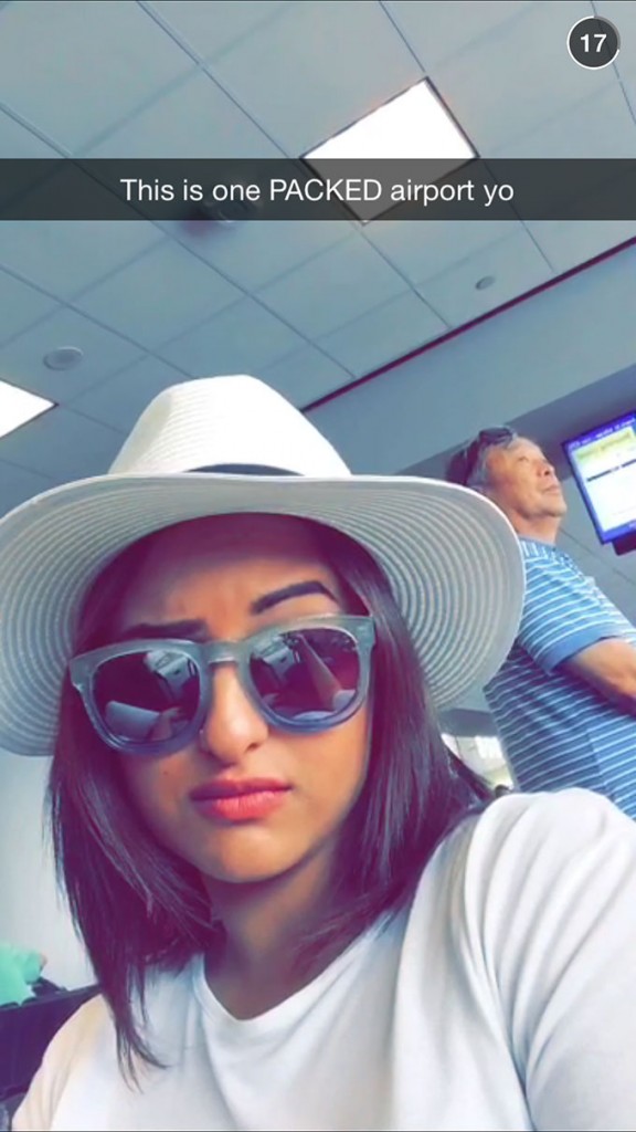 Sonakshi Sinha chills in USA for Fusion Tour