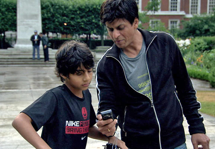 Aryan Khan with Father SRK