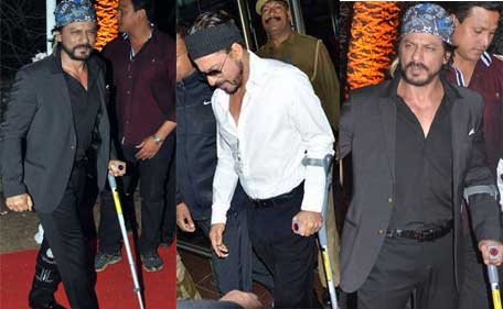 Shah Rukh Khan injured