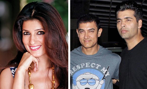 Twinkle Khanna, Aamir Khan Karan Johar