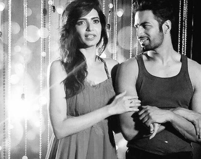 Adorable pictures of Upen Patel and Karishma Tanna.