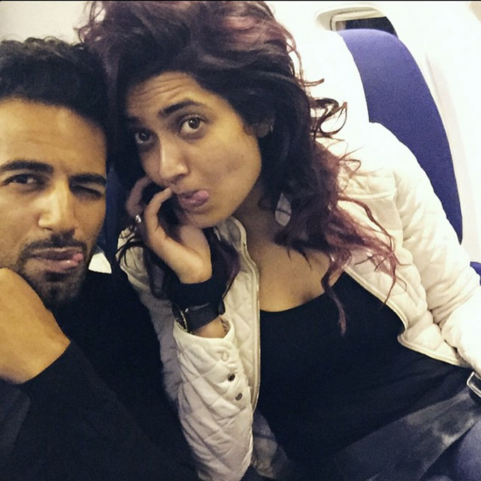 Adorable pictures of Upen Patel and Karishma Tanna.