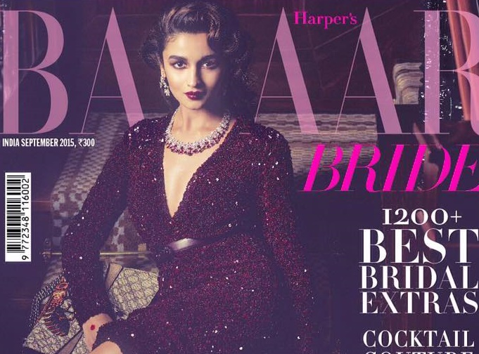 Alia Bhatt on Harpers