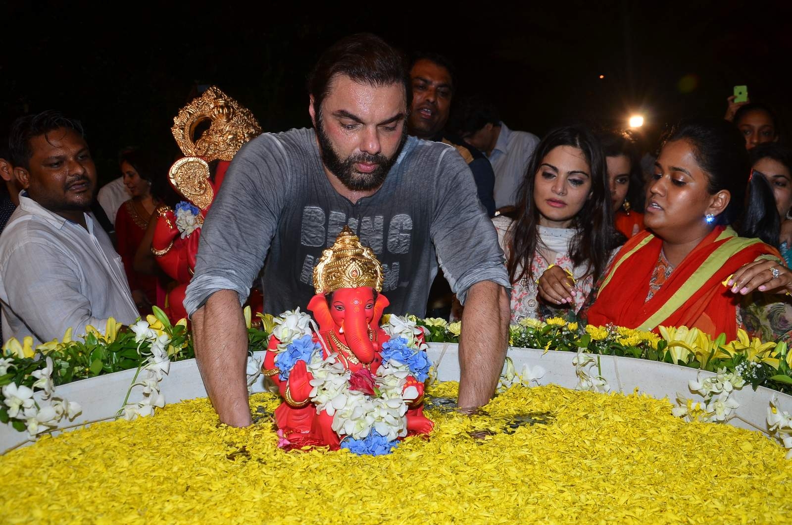 Sohail Khan at Ganpati visarjan