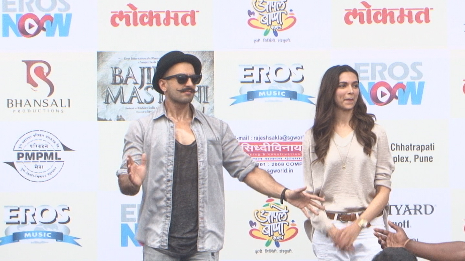 Ranveer Singh with Deepika Padukone