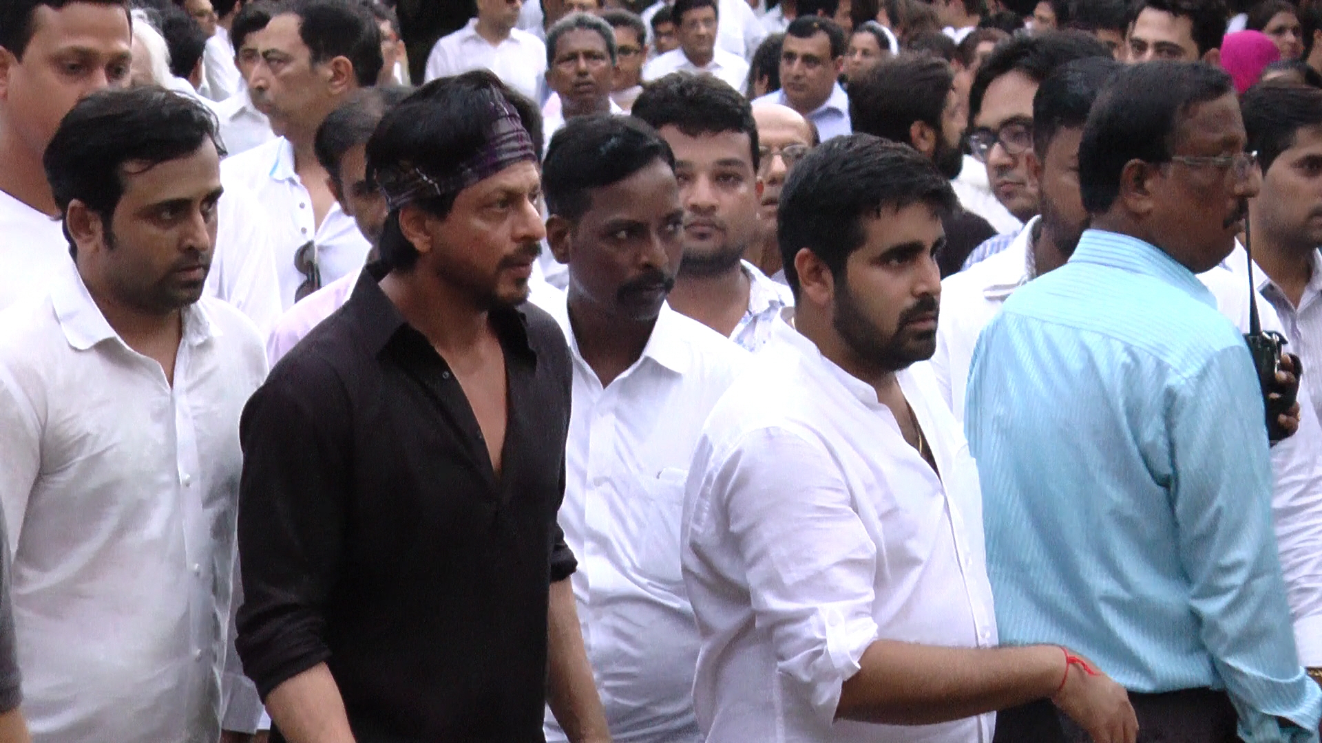 Shah Rukh Khan in black