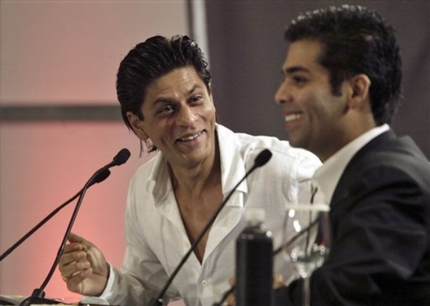 Shah Rukh Khan and Karan Johar