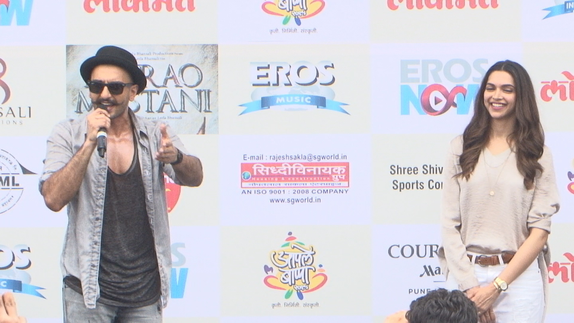 Ranveer Singh during the song launch of Gajanana