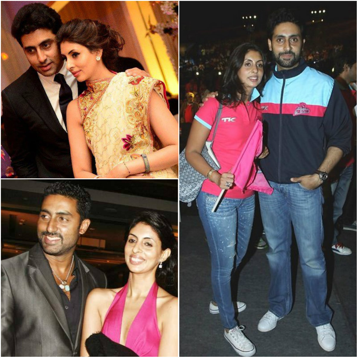 Abhishek Bachchan and Shweta Nanda