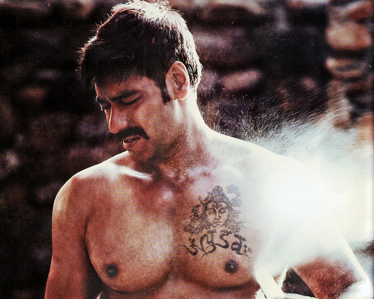 Ajay Devgn shirtless