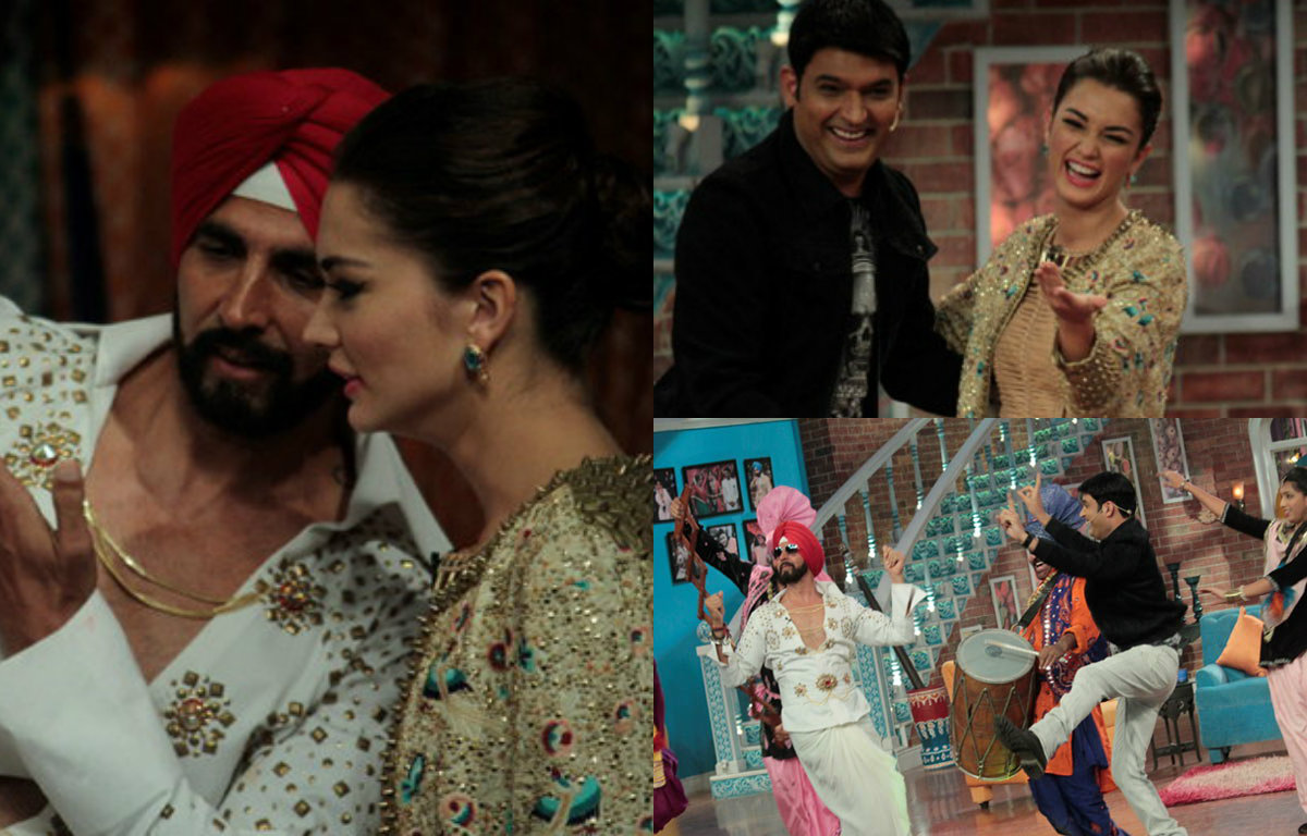 Akshay Kumar & Amy Jackson promote 'Singh Is Bling' on 'Comedy Nights With Kapil'