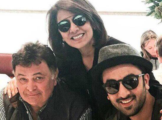Rishi Kapoor Ranbir Kapoor Neetu Kapoor
