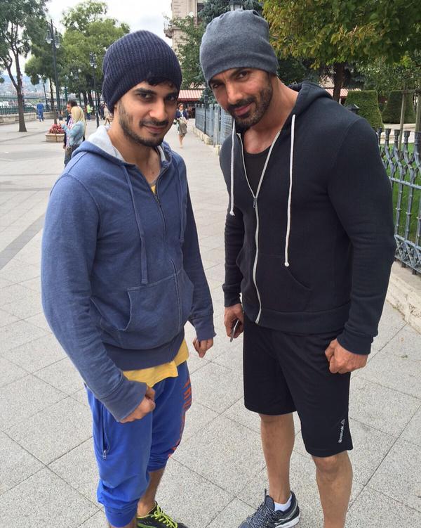 John Abaraham with Tahir Raj Bhasin