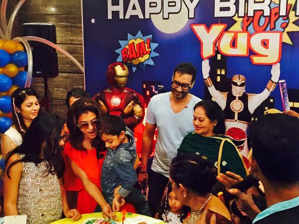 Kajol, Ajay Devgn beam with joy as son turns five
