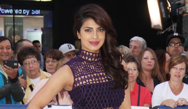 Priyanka Chopra in blue dress