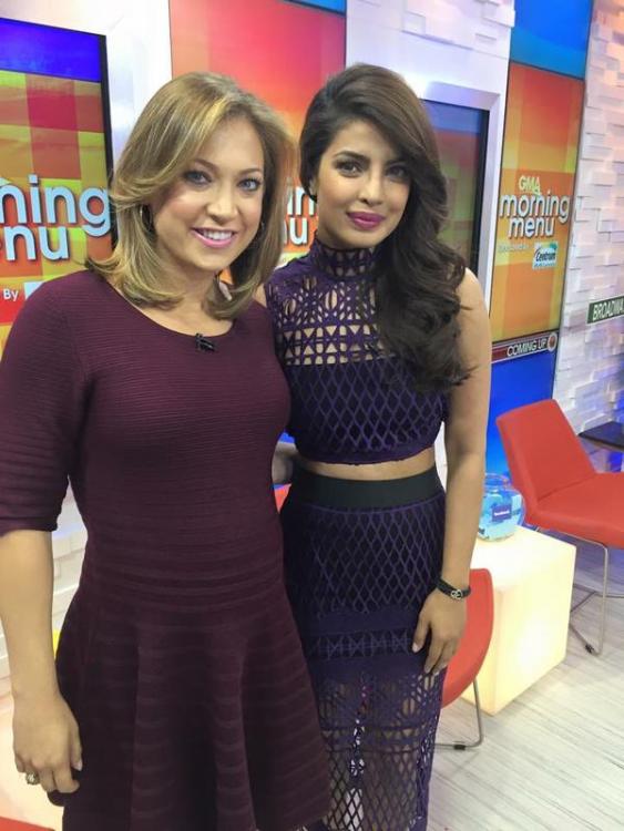 Priyanka Chopra in blue dress