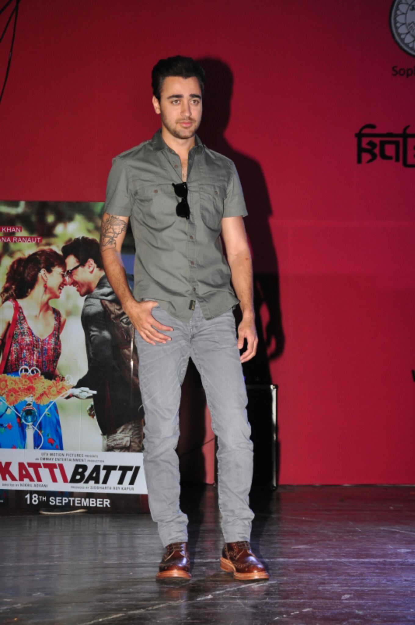Imran Khan and Kangana Ranaut promote 'Katti Batti' at Sophia college