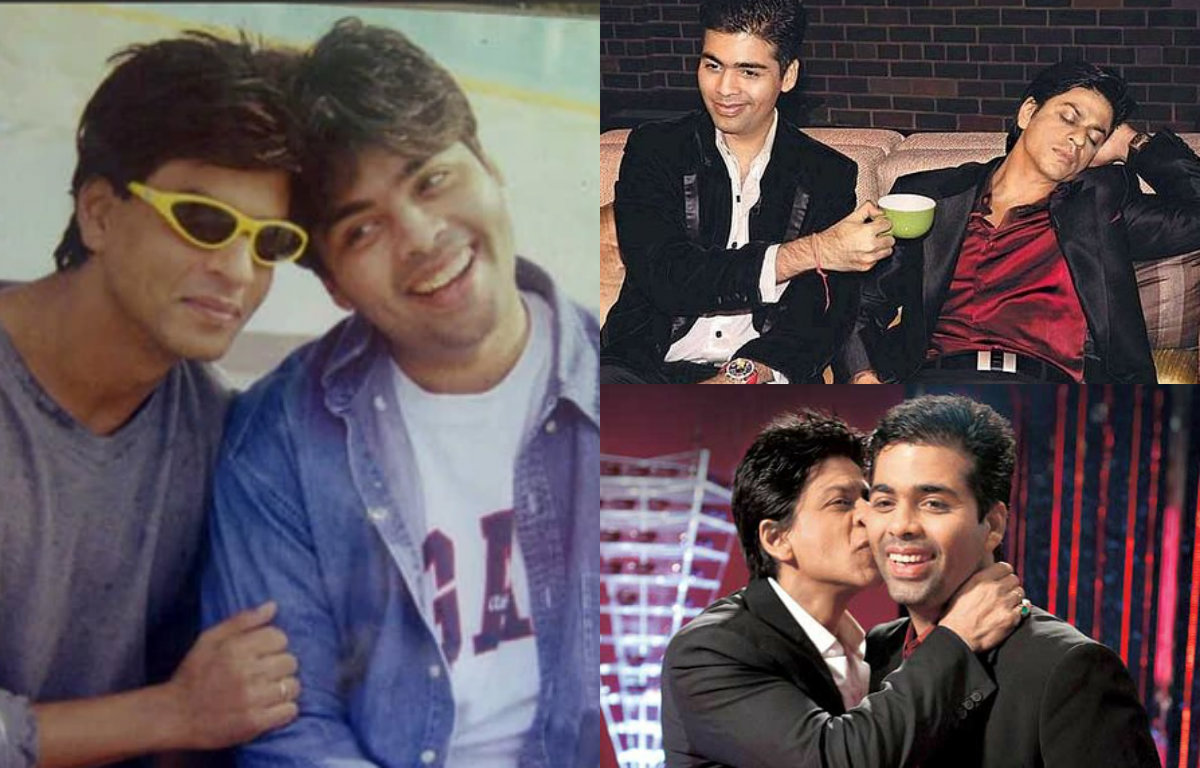 These pictures of Shah Rukh Khan and Karan Johar depict a true friendship bond