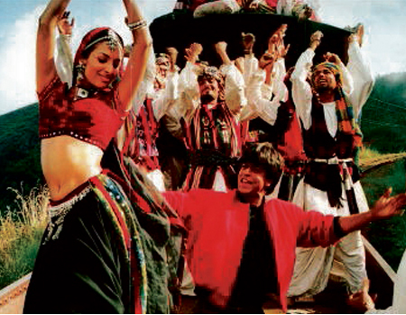 Shah Rukh Khan in chhaiya chhaiya