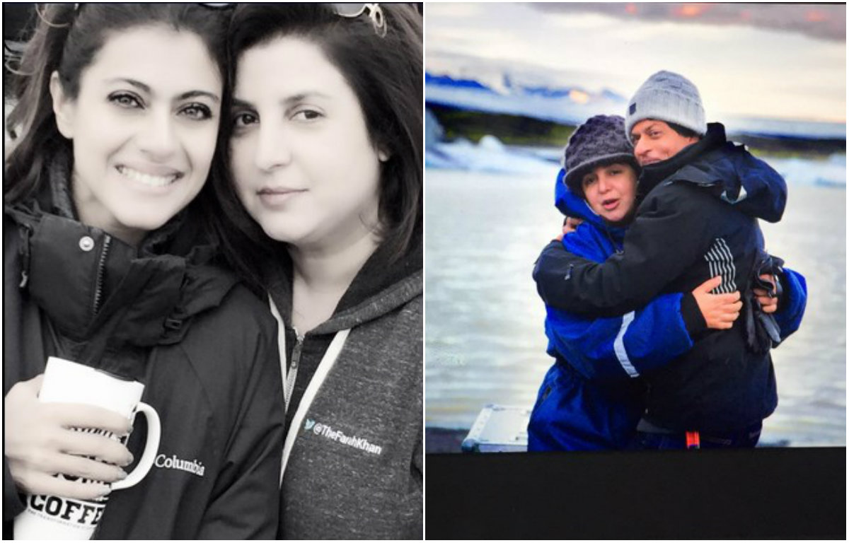 Fresh pictures - Shah Rukh Khan and Kajol on the sets of Dilwale in Iceland