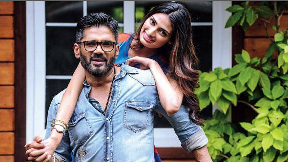Athiya Shetty and Suniel Shetty