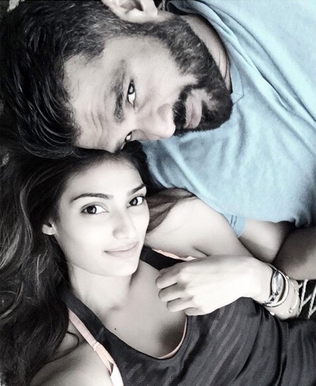 Athiya Shetty and Suniel Shetty