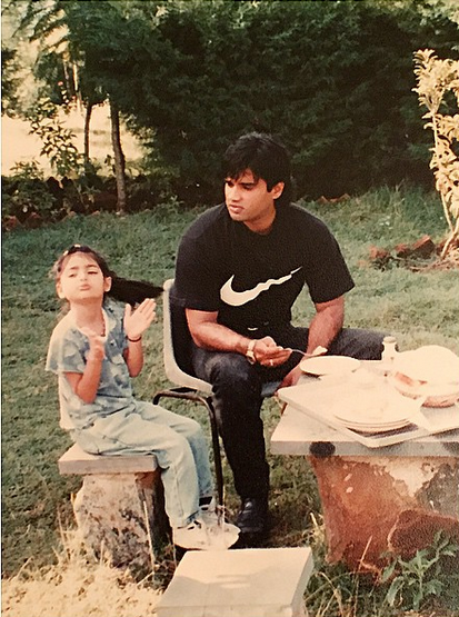 Athiya Shetty and Suniel Shetty